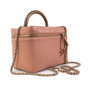 CHANEL Knock On Wood Vanity Case Vanity Bag