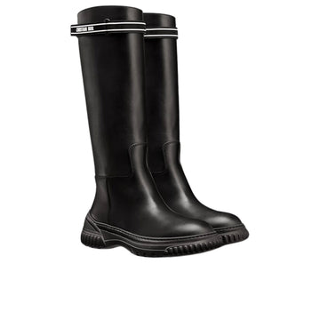DD D RACER BOOT CALFSKIN BLACK KDI781VEA S17X