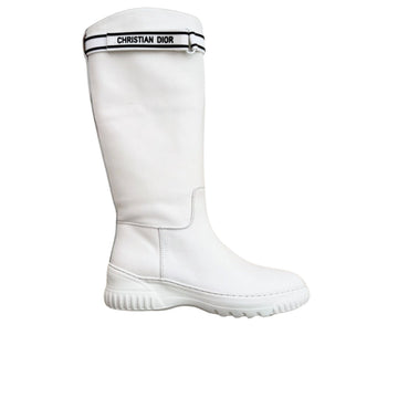 DD D RACER BOOT CALFSKIN WHITE