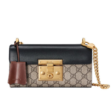 GG MINI GG SUPREME PADLOCK BLACK 21CM 735103 KLQJG 9785