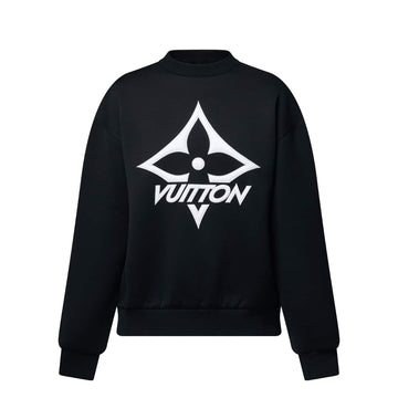 LV SWEATSHIRT LONG SLEEVES BLACK 1AGHHC