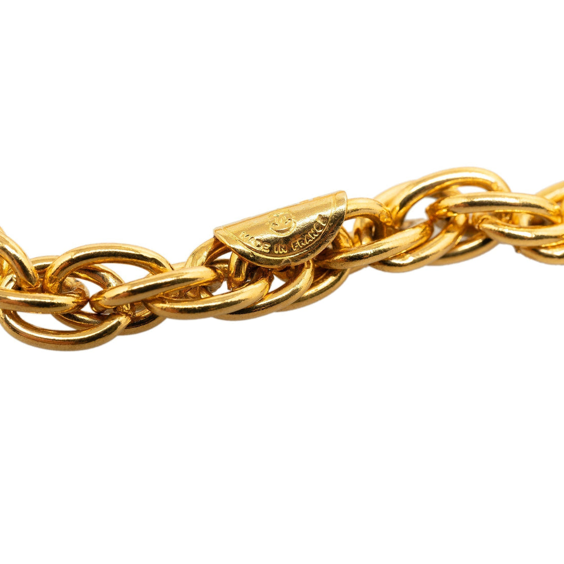 CHANEL CC Medallion Collar Necklace Costume Necklace