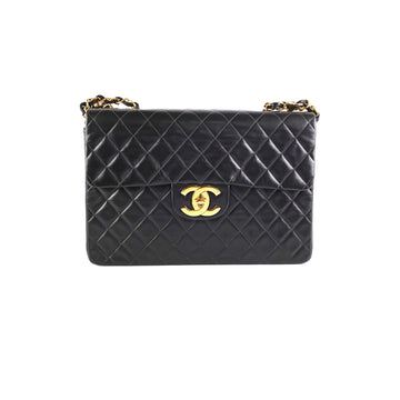 Top Quality Chanel Maxi Jumbo  Black 24K Gold