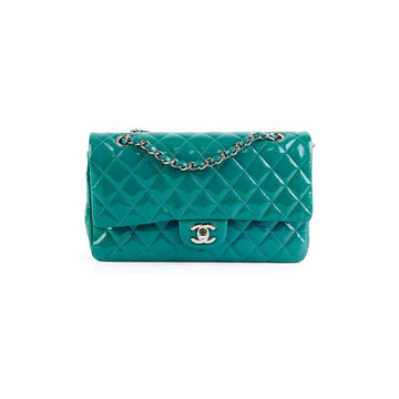 Top Quality Chanel Quilted  Medium Large Classic Flap Teal