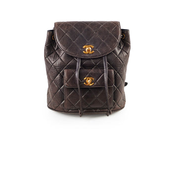 Top Quality Chanel  Duma Backpack Black