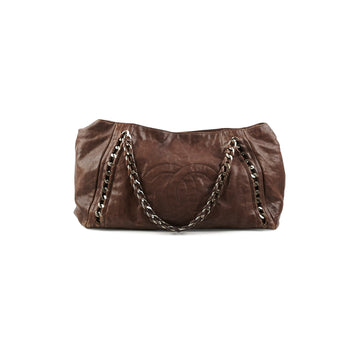 Top Quality Chanel  Brown Leather Tote - Series 10
