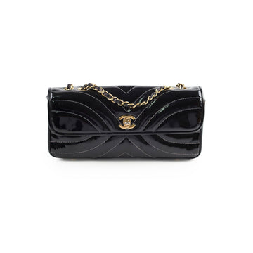 Top Quality Chanel East West Black Chevron  Bag- Series 8