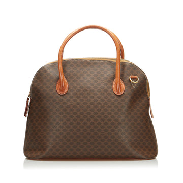 Celine Dome Brown Macadam Canvas
