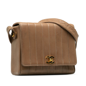 CHANEL Quilted Lambskin Mademoiselle Crossbody Crossbody Bag