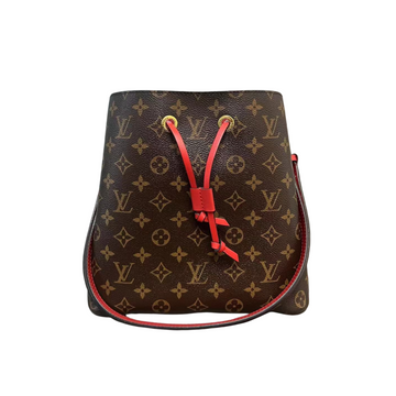 Louis-Vuitton Neonoe MM Monogram Coquelicot Red GHW