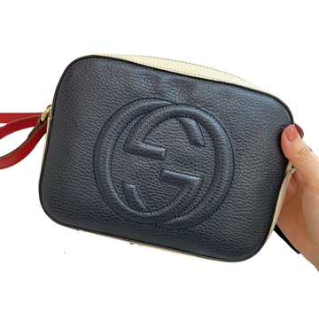 Gucci Soho Small Leather Disco Bag Tri Coloured