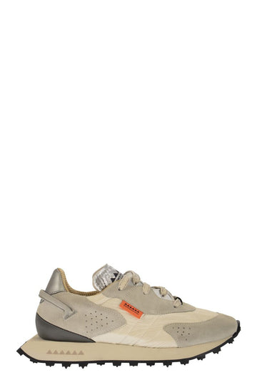 VAPORIX - SUEDE AND NYLON TRAINERS