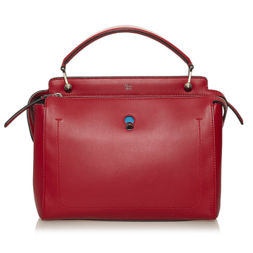 Fendi DotCom Handbag Large Red