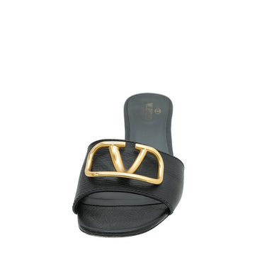 Valentino Black VLOGO Slide Mules 41