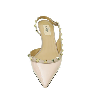 Valentino Pink Rockstud Slingback 37