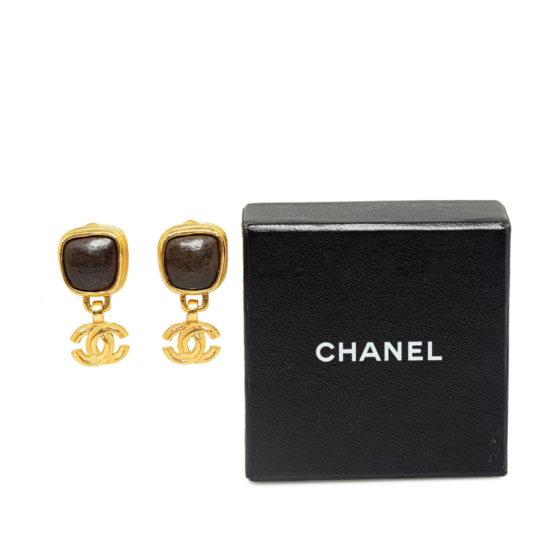 CHANEL CC Clip-on Earrings Costume Earrings