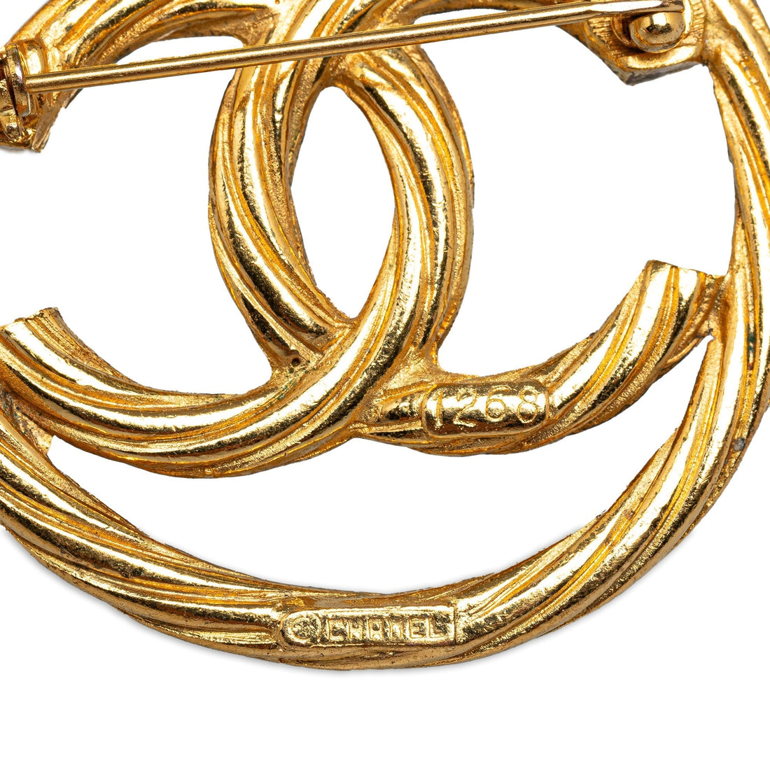 CHANEL CC Brooch Costume Brooch
