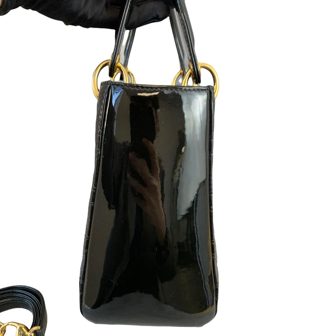 Lady Dior Medium New 1:1 Repl Black GHW