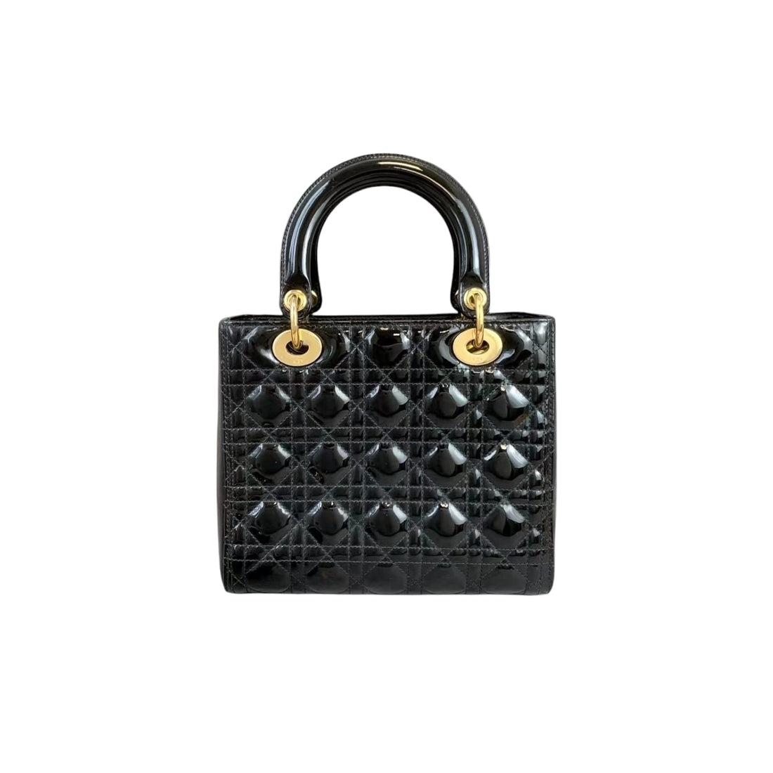 Medium Lady Dior New 1:1 Repl Black GHW