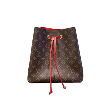 Louis-Vuitton MM Monogram NeoNoe Coquelicot Red GHW