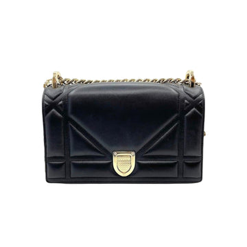 Medium Diorama Lambskin Black GHW