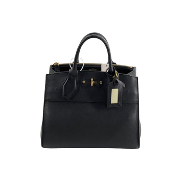 Louis-Vuitton PM City Steamer CalBNkin Black GHW