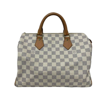 Louis-Vuitton Speedy 30 Damier Azur Canvas GHW