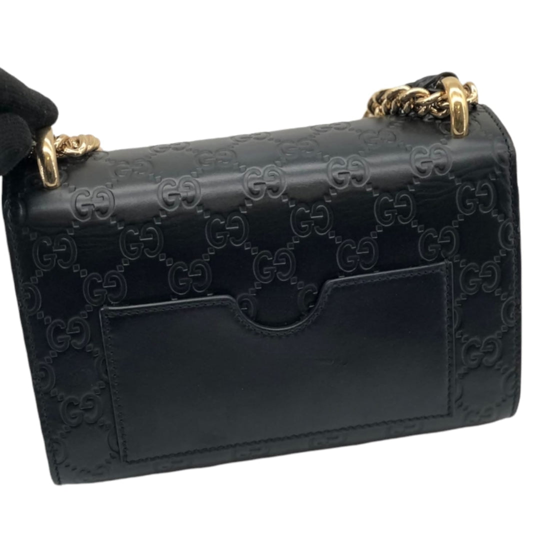 Gucci Small Padlock Signature Black GHW