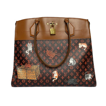 Louis-Vuitton XXL City Steamer Cabas Grace Coddington Catogram GHW