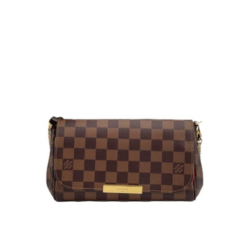 Louis-Vuitton Favorite MM Damier Ebene Canvas GHW