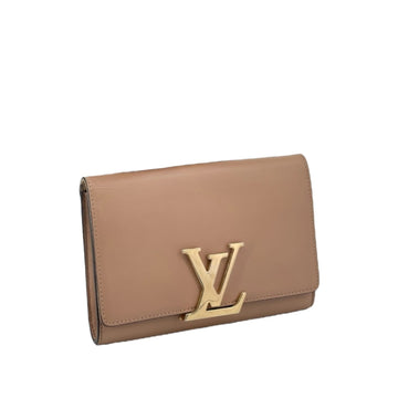 Louis-Vuitton GM Louise Chain CalBNkin Beige GHW