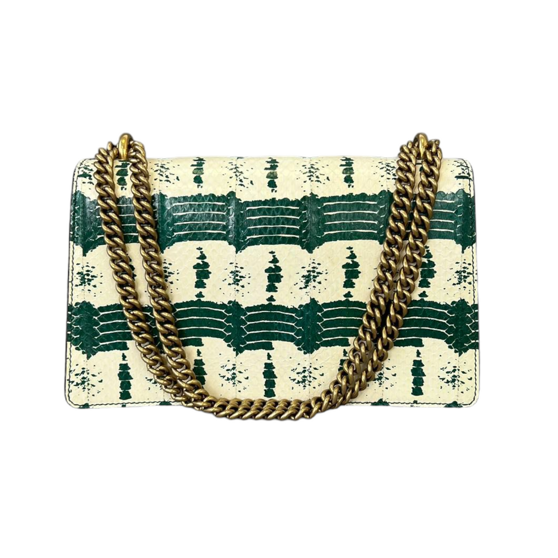 Gucci Dionysus Small Python Green White GHW