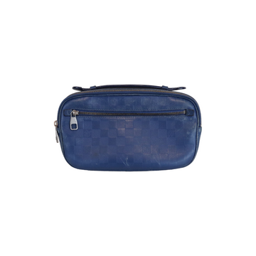 Louis-Vuitton Ambler Leather Blue Bag