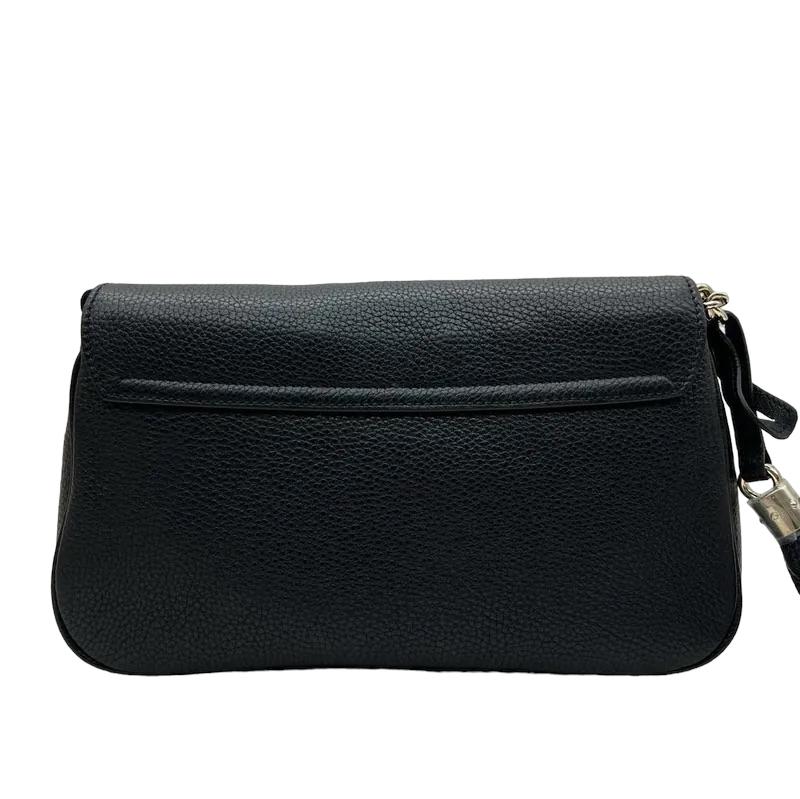 Gucci Pebbled CalBNkin Small Soho Disco Bag Black LGHW