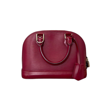 Louis-Vuitton Alma BB Epi Burgundy SHW