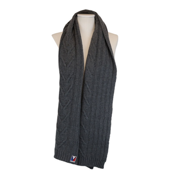 Louis-Vuitton Mens Wool Scarf Grey