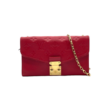 Louis-Vuitton WOC Empreinte Saint Germain Pochette Red GHW