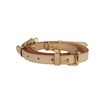 Louis-Vuitton Vachetta Adjustable Shoulder Strap GHW