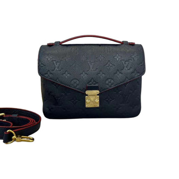 Louis-Vuitton Pochette Metis Empreinte Dark Blue GHW