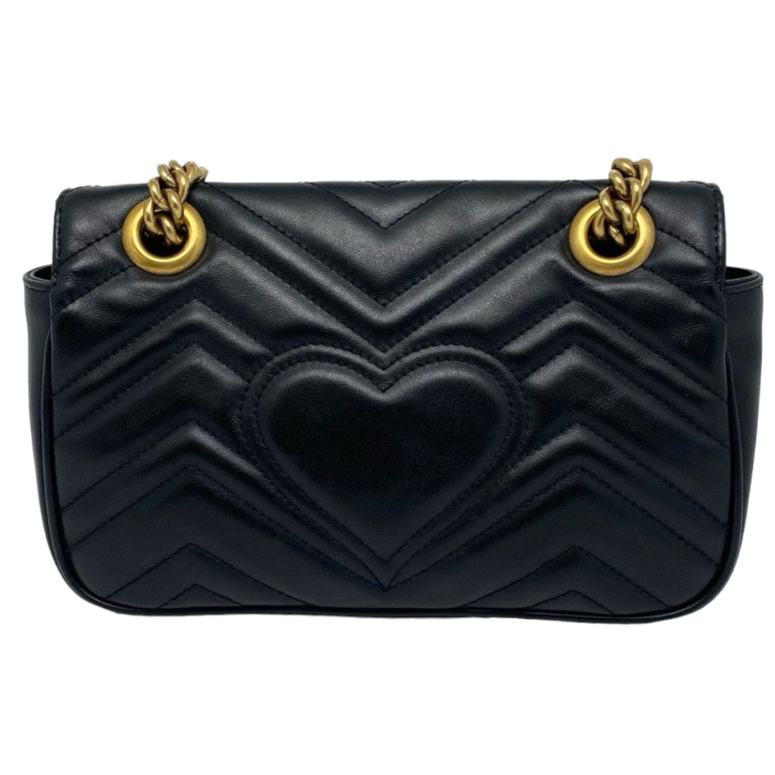 Gucci GG Marmont Mini CalBNkin Matelasse Black GHW