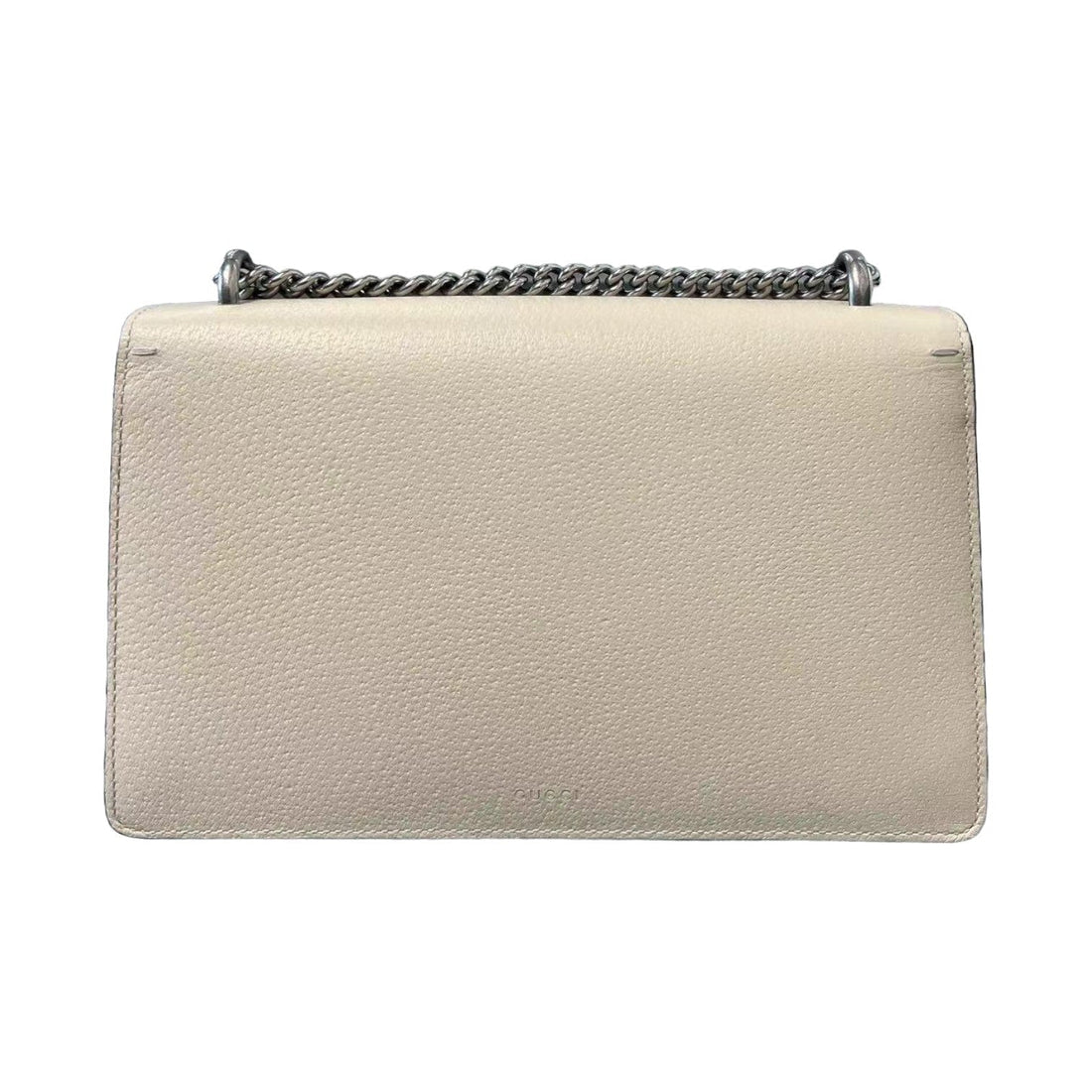 Gucci Dionysus Small Textured CalBNkin Crystal Mystic White SHW