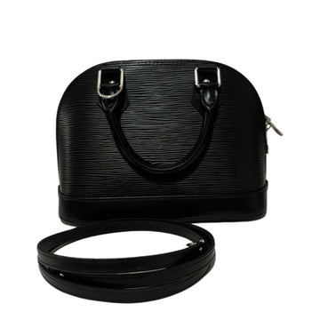 Louis-Vuitton Alma BB Epi Leather Black SHW