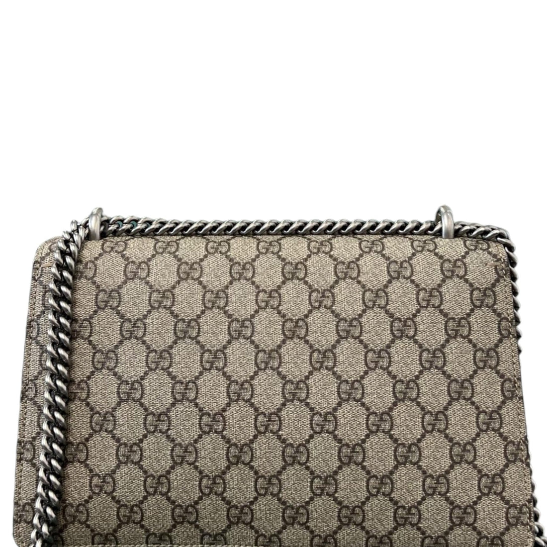 Gucci Dionysus Small GG Supreme Monogram Shoulder Taupe RHW