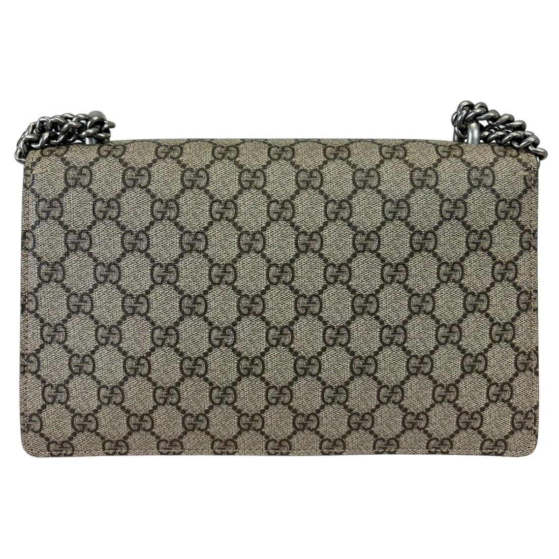 Gucci Dionysus Small GG Supreme Monogram Shoulder Taupe RHW