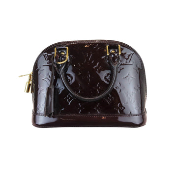 Louis-Vuitton Alma BB Vernis New 1:1 Rep Amarante GHW
