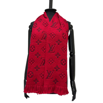 Louis-Vuitton Logomania Silk Wool Scarf Red - Chic and Stylish