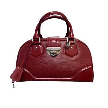 Louis-Vuitton Bowling Montaigne GM Epi Red SHW