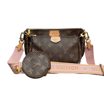 Louis-Vuitton Multi Pochette Pink Strap GHW