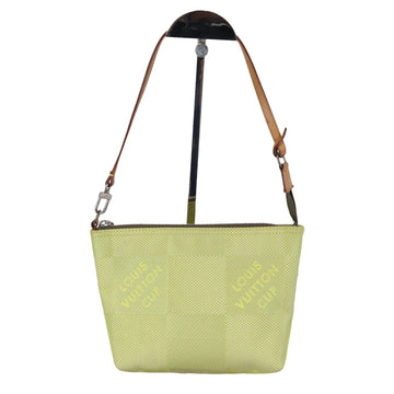 Louis-Vuitton Pochette  Accessories Volunteer Damier Yellow SHW