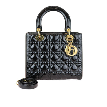 Lady Dior Medium New 1:1 Repl Black GHW